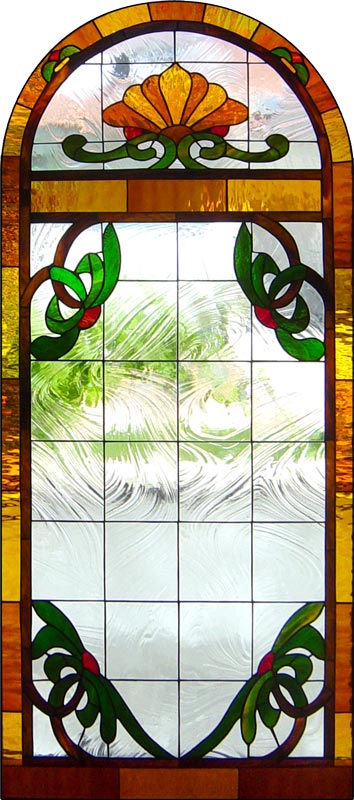 Vidriera decorativa: Ventanal clásico