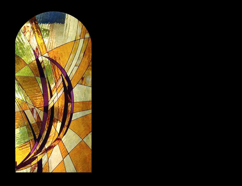 Vidriera decorativa: Vidriera contemporánea