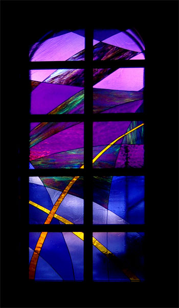 Vidriera decorativa: Vidriera moderna