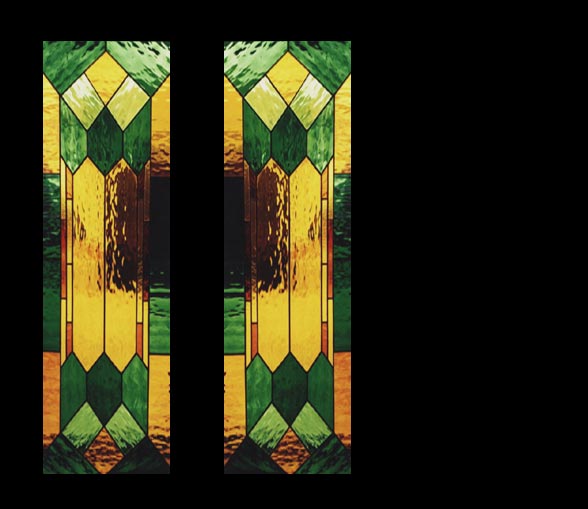 Vidriera decorativa: Vidriera geométrica