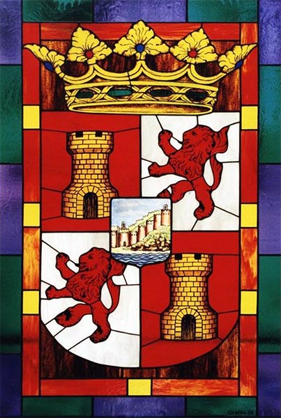 Vidriera decorativa: Heráldica